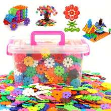 somoving 400pcs Plastic Building Blocks Digital Letters Snowflake Toy Set, Best Gift For Holidays, Halloween And Christmas - Multicolor - View 8