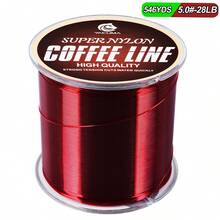 YACUMA Senar Pancing Nilon Monofilamen Lembut Tahan Aus 500m, Lemparan Sangat Halus, Cocok untuk Memancing di Air Tawar dan Air Asin, Warna Kopi - Coffee Brown - View 11
