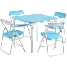 Folding Tables & Chairs - Blue - View 7