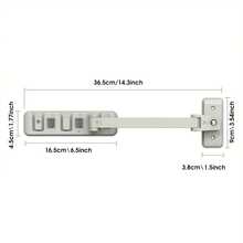 High Rise Child Protection And Anti Falling Artifact Window Safety Lock, Baby Sliding Window Limit Fastener Anti Opening Latch, Baby Safety Window Lock, Window Safety Lock For Kids, Easy To Install - A - View 12