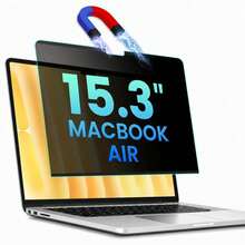 Magnetic Privacy Screen Protector For Macbook Air 15 Inch (2023-2025, M2, M3, M4, M5) - Removable Anti-Glare Privacy Filter For Laptop, Suitable For Office, Airport, Cafe And Other Public Places - View 11