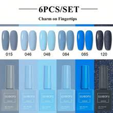 Set Kutek Gel 6 Warna dengan Botol yang Sesuai Warna, Cocok untuk Manikur Wanita di Musim Semi, Gugur, Dingin, dan Musim Panas, Manikur DIY di Rumah, Penataan Manikur Sehari-hari, Set Gel Warna-warni untuk Penggunaan Pribadi, Manikur di Rumah dan Desain Manikur Musiman - MultiWarna - View 26