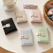 Cute Student Short Trifold Wallet - Multicolor - View 8
