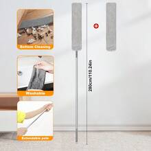 Extendable Dust Duster, Reusable, Washable Dust Cleaning Tool, Dusting Brush, Flexible Brush Head Dusting Brush, No Battery Required, Suitable For Ceiling Fans, High Ceilings, Furniture, Cars, Cleaning Supplies, Living Room, Bedroom, Kitchen, Car Cleaning, Cleaning Tools - Multicolor - View 31
