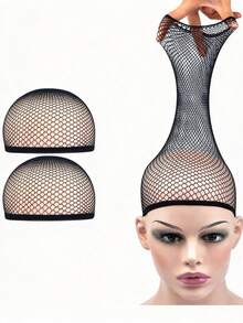 Bando Wig Tak Terlihat, Lengan Penahan Topi Wig, Jaring Rambut Wig Model Kaos Kaki, Jaring Rambut Elastis Anti Selip dan Bernapas untuk Berbagai Bentuk Kepala, Aksesori Wig Elastisitas Tinggi yang Dapat Diregangkan, Jaring Rambut Tak Terlihat untuk Cosplay Halloween - View 10