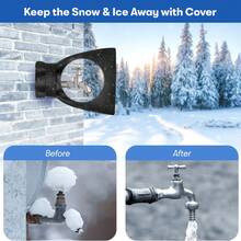 Outdoor Faucet Cover Winter Frost Protection, Garden Faucet Insulation Cover, Outdoor Faucet Frost Protection Sleeve - View 12