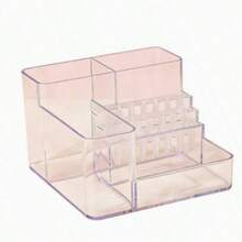 1pc Nail Drill Machine And 28-Slot Nail Drill Bit Holder, Transparent Plastic Base, Suitable For Desktop Storage, Skincare Product Storage, Small Item Storage, Professional Nail Tool Storage Box (ABS Material) - Multicolor - View 11
