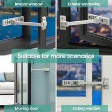 High Rise Child Protection And Anti Falling Artifact Window Safety Lock, Baby Sliding Window Limit Fastener Anti Opening Latch, Baby Safety Window Lock, Window Safety Lock For Kids, Easy To Install - A - View 9