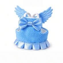 Parrot Bird Angel Dress, Plush Costume, Tiger Print Peony Cockatiel Outfit, Multi-Color Pet Bird Clothing - Multicolor - View 4