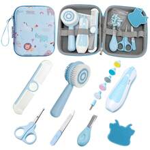 New 13-Piece Comprehensive Grooming Set With Box, Manicure Set Includes Soft Bristle Brush, Comb, Nail Clippers, Scissors And More, Personal Daily Care Holiday Gift - Multicolor - View 14