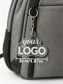 Gift For Her/Him Wholesale Customized Logo Keychain Bulk Acrylic Key Ring Suitable For Business, Events And Promotions Christmas, Halloween - Multicolor - View 12