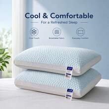 Ergonomic Neck Pillow, Even Support Sleep Pillow, Relieves Neck Pressure, Suitable For Multiple Sleeping Positions, Applicable For Airplane, Car, Bus, Train, Office, Camping And Long-Distance Flight Sleep - Cooling Pillow - View 4
