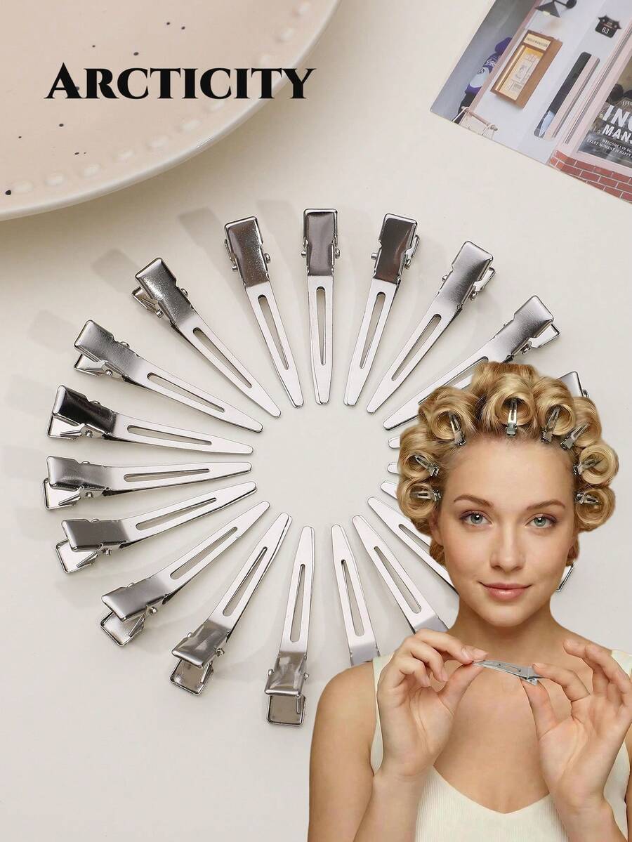 Arcticity 100pcs 4.5cm Fluffy Hair Root Clips, Designed For Hair Salons, High Quality. Great DIY Hair Styling Tool, Easily Create Voluminous Hair Roots And Add Layered Texture, Perfect Choice For Hair Styling.
