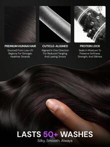 MEGALOOK 100% Human Hair Straight Lace Front Wig 13x4 Transparent Lace Natural Color Straight Hair Micro Knots 12-30 Inches Women Beginner Friendly - SNatural - View 6