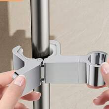 1pc Bathroom No-Drill Shower Head Holder, Adjustable Height Shower Rod, Movable Universal Fixer, Easter Eid Gift - Multi-color - View 2