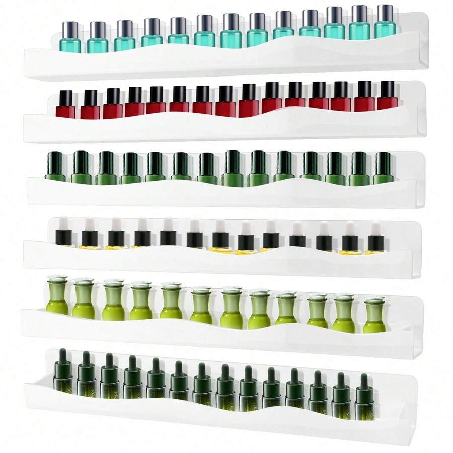 Nail & Lash Organizer - White Mirror - View 1