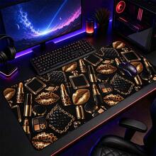 1pc Fashion Cosmetic Leopard Print Desk Mat, Multi-Purpose Vanity Table Protector, Nail Art Mat, Large Desktop Mouse Pad For Women Bedroom & Office, S/M/L/XL - View 19