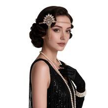 3pcs 1920s Flapper Gatsby Costume Accessories Set 20s Vintage Pearl Necklace Gloves Rhinestone Party For Women - HD6496 - View 4