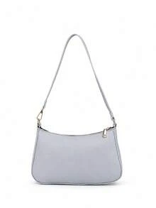 1 buah Tas Selempang Minimalis Warna Polos untuk Anak Perempuan, Tas Baguette Retro Modis, Tas Selempang Kecil Serbaguna, Pilihan Multi-Warna untuk Perjalanan dan Santai - M375 - View 16
