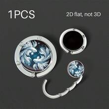 Purse Hook For Table, Constellation Zodiac Print Foldable Metal Handbag Hanger, Portable Table Bag Holder For Restaurant Desk, Unique Gift For Astrology Lovers, 12 Zodiac Signs Available - Multicolor - View 20