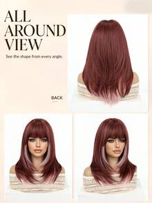 Wig Bob Jepit Telinga Hijau, Gaya Wanita, 18 Inci, Desain Lucu, Serat Sintetis Tahan Panas, Cocok untuk Pemakaian Sehari-hari, Cosplay dan Pesta, Semua Musim - Penawaran Terbatas Festival Musik - MultiWarna - View 6