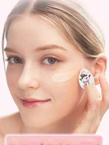6/2pcs Random Christmas-Themed Finger Puff – Suitable For Both Wet And Dry Use; Ideal For Applying Makeup To Areas Like The Corners Of The Mouth And Eyes; Suitable For All Skin Types; The Perfect Christmas Gift. - Multicolor - View 2
