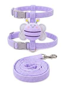 New Cartoon Bee Design Dog/Cat Harness Leash, Pet Supplies - Multicolor - View 13