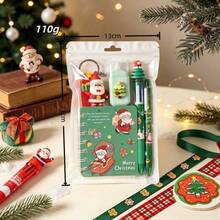 5pcs/Set, Christmas, Stationery Set, Practical Gift For Primary School Students, Classroom Activity Reward, Cross-Border Gift, High-Value Stationery - Multicolor - View 7