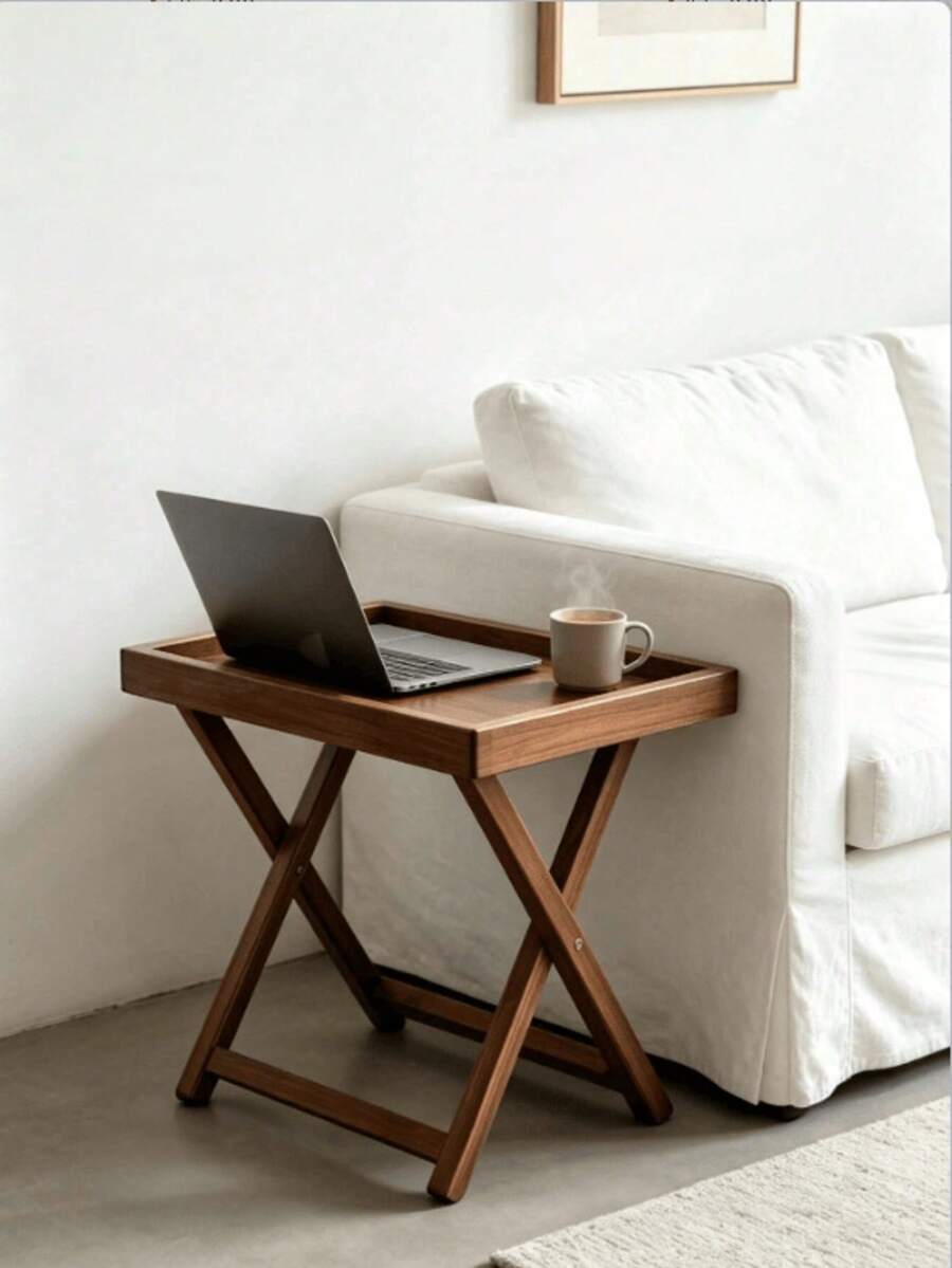 Foldable Small Table Outdoor Picnic Portable Mini Coffee Table Non-Solid Wood Home Living Room Side Table Chair - Multicolor - View 1