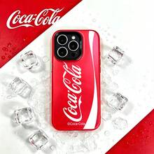 Coca-Cola Authorized Fun Bubble Water Pattern Phone Case, Unique And Novel, Scratch-Resistant, Drop-Resistant, Anti-Slip, Cartoon Anime Style Phone Protection, Suitable For Apple 17, 17Air, 17Pro, 18, 11, 12, 13, 15, 16 Pro, 18 Pro Max, 1 Plus, 15 Plus, 16 Plus, 15 Pro, XR, Perfect Gift For Friends And Family - Red - View 1