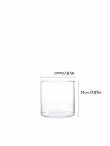 1pc Giant Cylindrical Acrylic Vase, Large Transparent Structure, Shatter-Resistant, Suitable For Wedding Decor Or Flower Holder, Ideal For Home Garden, Wedding Ceremony And Formal Banquet Occasions - C - View 9