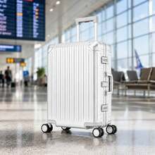 Travelhouse Tokyo Aluminum Suitcase Silver Aluminum Hard Shell | TSA Lock, Aluminum Frame - Silver - View 11