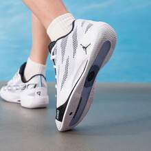 Nike Sepatu Basket KD19 Durant Generasi ke-19 Performa Olahraga Bantalan Bernapas Ringan untuk Pria - Hitam dan Putih - View 4