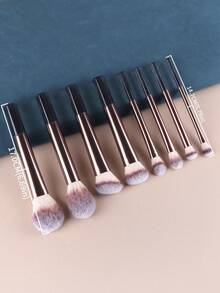 8pcs Multifunctional Complete Makeup Brush Set Incl. Powder, Blush, Foundation, Eyeshadow, Contour Brushes,Brush Set,Makeup Brush Kit,Make Up Brush Set,Make Up Set Complete,Makeup Brush Set,Complete Makeup Kit,Brush Kit,Brushes Makeup Set,Makeup Gift Set,Set,Giveaways,Professional Makeup Brushes,Complete Makeup Set - Coffee Brown - View 7