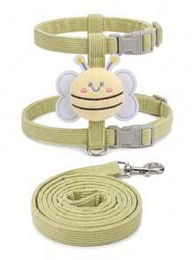 New Cartoon Bee Design Dog/Cat Harness Leash, Pet Supplies - Multicolor - View 14