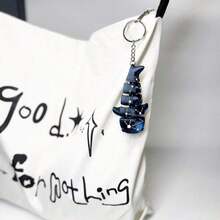 Ocean Creature Theme Bag Charm, Starry Sky Gradient Creative Keychain, Personalized Ocean Element Backpack Bag Charm, Handbag Backpack Decoration - Multicolor - View 4