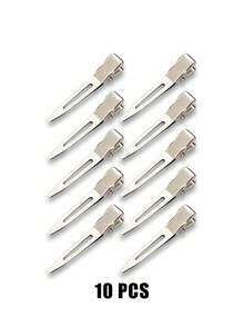5/10/30pcs Professional Women's Salon Hair Clips, Root Volumizing Clips, DIY Tools, Hair Styling Accessories, No-Mark Hair Clips, Hair Styling Tools, Suitable For Hair Styling And Fixing, Home Use, Professional Hairdressing Use, Back To School, Travel And Vacation Essentials - Silver - View 8