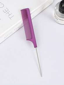 10pcs/8pcs/5pcs/3pcs/2pcs/1pc Children's Professional Hair Styling Tools, Tail Comb, Rat Tail Comb, Parting Comb, Stainless Steel Tail Comb, Anti-Static Hair Brush: Multi-Functional Comb, Suitable For Normal Hair, Can Detangle Hair, Create Various Hairstyles, Candy Color, Ideal Choice For Hairdressers, Salons And Home Use. - Multicolor - View 7