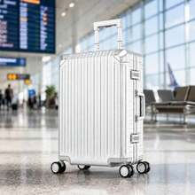 Travelhouse Tokyo Aluminum Suitcase Silver Aluminum Hard Shell | TSA Lock, Aluminum Frame - Silver - View 12