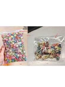 100/50/30pcs Morandi Color Small Flower Hair Clips, Durable Compact Non-Damaging Hair Accessories, Sweet Cute Hair Clips For Girls And Kids, Suitable For Daily Wear, School, Vacation, Party - Multicolor - View 8