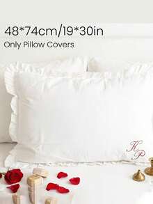 Customized Name Pillowcase, Embroidered Pillowcase, Without Pillow Insert, Couple Gift, Wedding Gift, Wedding Souvenir - Multicolor - View 5
