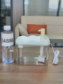 1pc 1.5L Pet Water Fountain, Cat Water Dispenser, Automatic Filtration Of Impurities, Quiet Operation, Suitable For Small And Medium Cats And Dogs Automatic Drinking, USB Power Cable (Adapter Not Included) - Multicolor - View 13