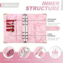 Budget Planner Cash Envelopes, For Budget Management, Leather A6 Budget Planner With Zipper Envelopes - Multicolor - View 7