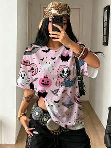 Plus Size Sleep Tops - Multicolor - View 1