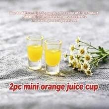 1/3/6pcs Mini Realistic Milk & Orange Juice Water Bottle Miniature Scene Decoration Collectible Desktop Model, Birthday Graduation Gift, Random Style - Multicolor - View 16