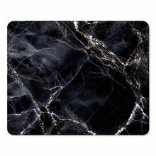 1pc Luxury Marble Pattern Diatomaceous Earth Washing Machine Top Mat, Super Absorbent & Quick Drying, Non-Slip Bottom, Washing Machine Dryer Cover Protective Pad, Dust-Proof, Mold-Proof, Splash-Proof, Scratch-Resistant, Easy To Clean & Reusable Drainage Mat, Suitable For Laundry Room, Kitchen - Black and White - View 9