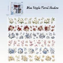 6rolls Vintage Floral Clear PET Tape, Vintage Floral Patterns, Perfect For Journals, Diaries, Gift Wrapping And Other DIY Projects - Multicolor - View 10