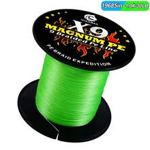 YACUMA Polyethylene Material Wear-Resistant 9X Strand Braided PE Line 500M-546YDS Suitable For Deep Sea, Boat Fishing, Lure Fishing And Various Fishing - Green - View 8