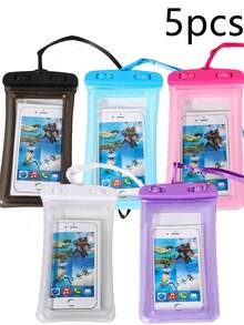 這款 PVC 防水手機收納袋配有掛繩，非常適合戶外海灘游泳和潛水。適用於漂流、游泳和水下攝影，內含氣囊，是學校、辦公室、居家和旅行的理想選擇。這款 3D 設計的密封保護袋附透明塑料防水袋和頸帶，適合海灘、郵輪和旅行使用。它是智慧型手機、運動包、度假行程和夏季游泳包的理想選擇。 - 彩色 - 查看 21