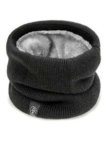 Fashionable Soft Knitted Neck Warmer, Neutral Thick Fleece Sports Scarf, Warm And Windproof, Suitable For Winter Skating, Running, Cycling, Skiing And Outdoor Activities - Multicolor - View 13